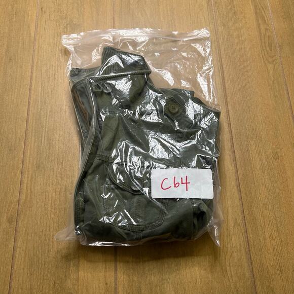 Y2K Fox Racing Women’s Army Green Military Style Zip & Button Jacket Sz Medium - Picture 9 of 9